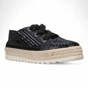 NEW LOVE RIO women's maisie sequins sneakers in black